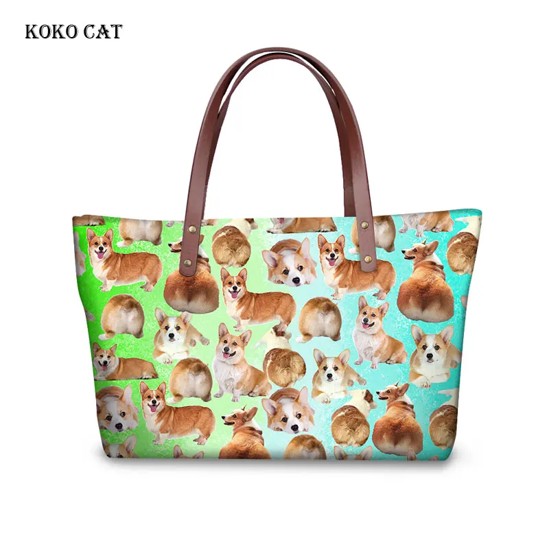 

PU Leather Handbags Bag Set for Women 2019 3D Dogs Printing Ladies Wallet Shoulder Bags Female Casual Totes Packs Bolso Mujer