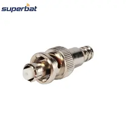 Superbat RP-BNC пара высокого Напряжение аудио SHV прямой штекер обжимной 5000 В для коаксиального кабеля RG6 прямые