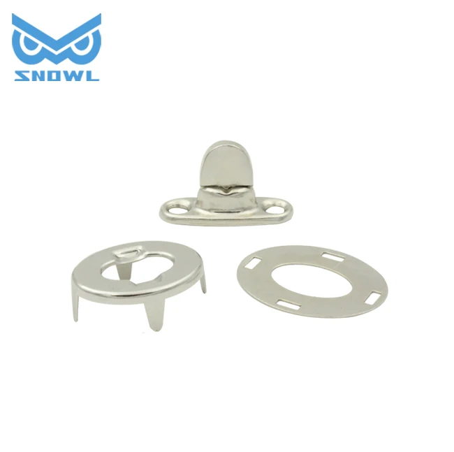 

10 Sets Marine Canvas Turn Button Twist Lock, Eyelet, Washer Brass Nickle Finish