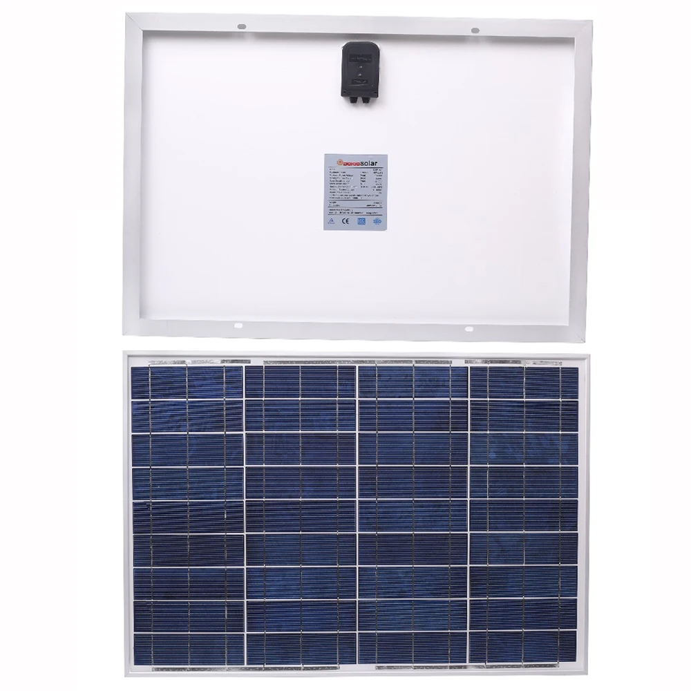Goede Dokio 10 Tot 100 W 18 V 12 V Polykristallijne Zonnepaneel High Efficiency Gehard Glas Home Zonnepaneel 10 W 20 W 30 W 50 W