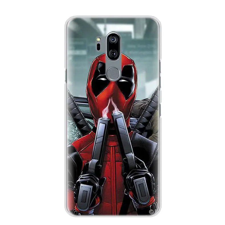 Чехол для телефона Marvel, Мстители, супергерои, чехол для LG G7, G8, ThinQ, G5, G6, V30, V40, V50, ThinQ, Q6, Q7, жесткий чехол-накладка