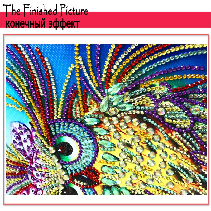 RUBOS DIY 5D Diamond Embroidery Owl Animals Special Bead Big Pearl Diamond Painting Mosaic New Sale Gift Craft Hobby Home Decor (4)
