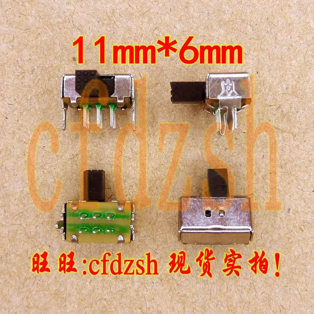 

(10pcs) Mobile Portable DVD / EVD Power Switch EVD Toggle Switch Double Row Small Switch 11mmx6mm