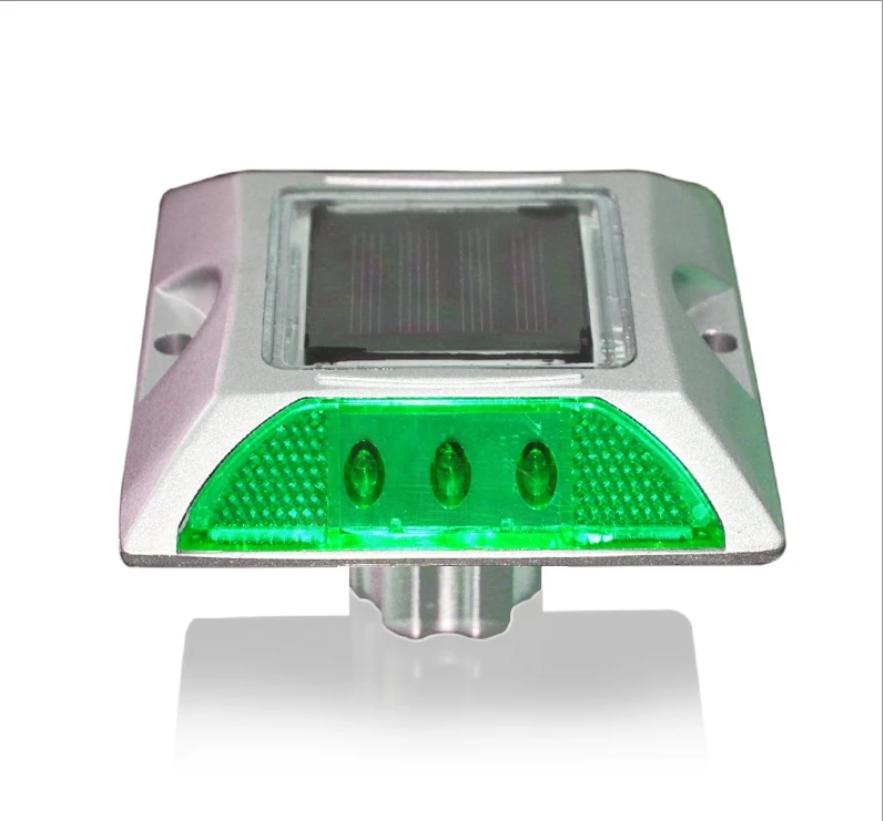 Квадратный алюминиевый LED кошачий ржаной отражатель Солнечный Дорожный стержень