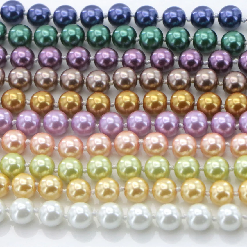 Natural pearl necklace, South China baroque pearl mother's gift jewelry necklace 925 silver pure gold necklace (71)