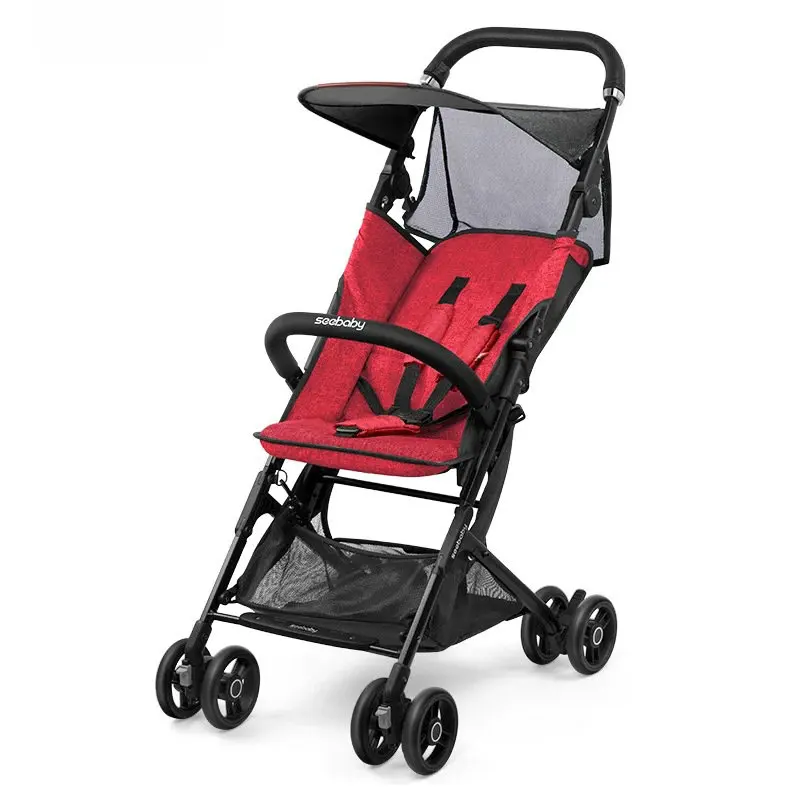Легкий 4,8 кг карман для прогулочной коляски можно взять на самолет, прогулочная коляска с портативной сумкой, может сидеть и наполовину лежать детская коляска