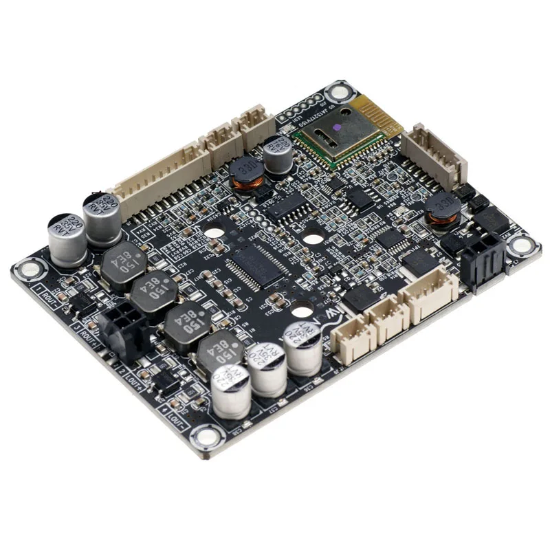 Lusya HIFI TPA3118 Placa de amplificador digital Bluetooth 30 W * 2 amplificador de audio estéreo para coche compatible con batería de litio B5-005