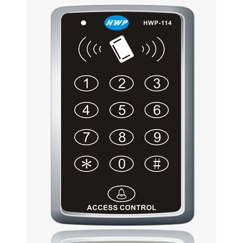 

Keypad Access Control RFID Proximity Door Access Control System with master cards function 13.56MHZ 10 cards free