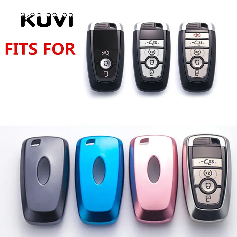 

TPU Car Key Cover Case Bag Shell Holder Protection Skin for Ford 2018 EcoSport for Lincoln 2017 Mondeo MKC MKZ MKX Key cover