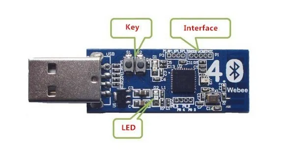 

NEW BLE CC2540 USB Dongle 4 Bluetooth adapter protocol analyzer