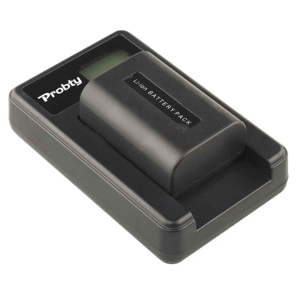PROBTY NP-FV50 NP FV50 Камера Батарея + ЖК-дисплей USB Зарядное устройство для SONY HDR CX390 290E PJ510