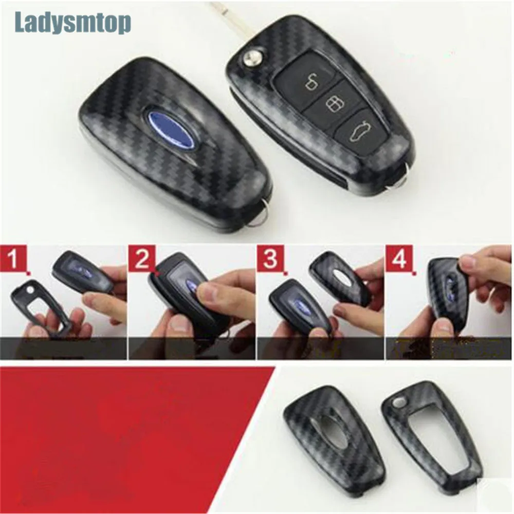Ladysmtop Автомобильная декоративная накладка на дверную ручку крышка для ключа