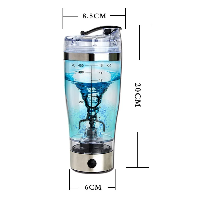 Electric Blender Protein Shaker Bottle Portable Automatic Vortex  Mixer;Electric Blender Protein Shaker Bottle Portable Automatic Vortex Mixer