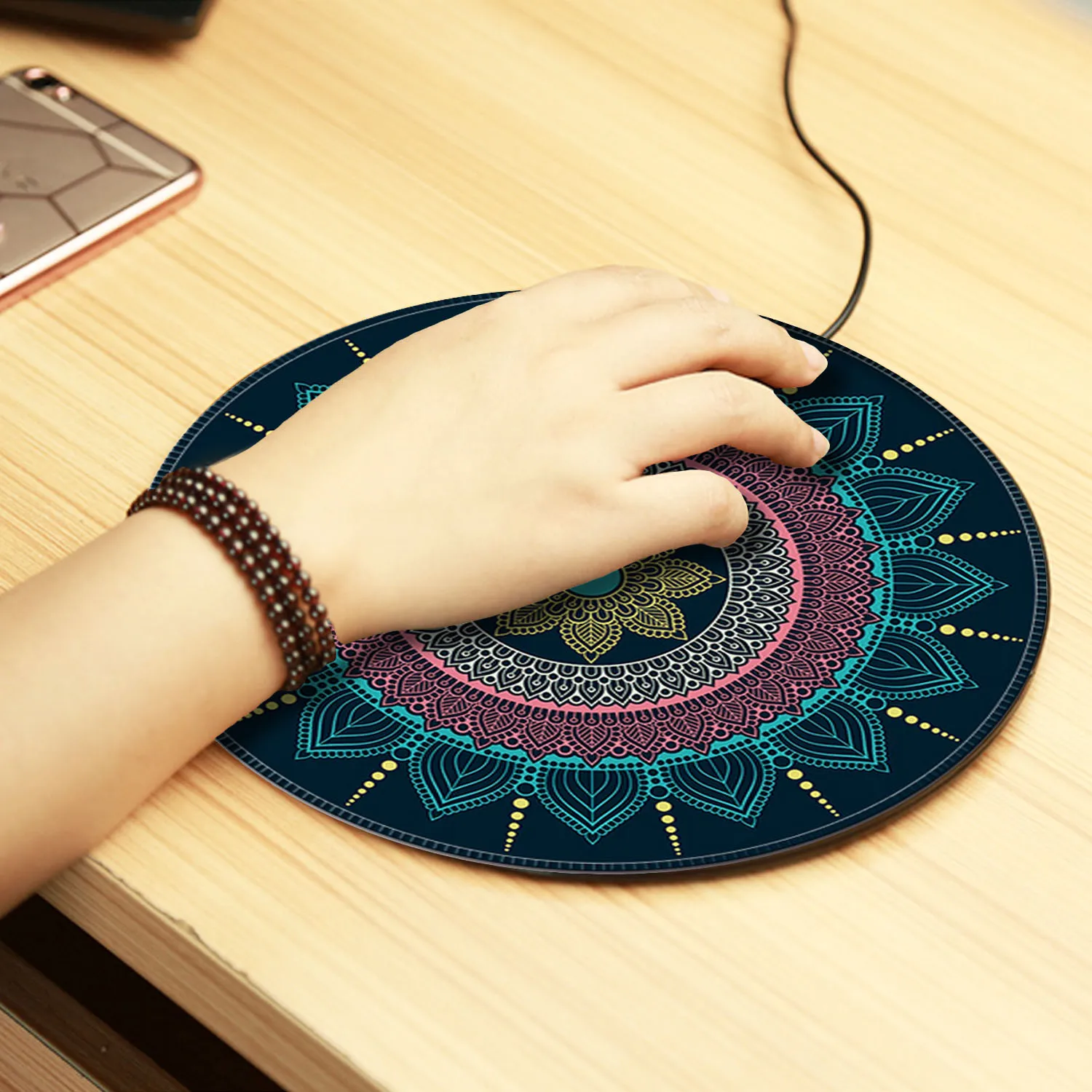 Bohemian Mouse Pad for Home Office