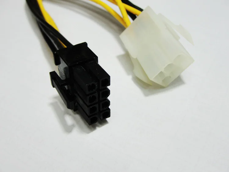 PCI E graphics card auxiliary power supply line 6Pin turn 8Pin 6 pin to 8 pin power adapter