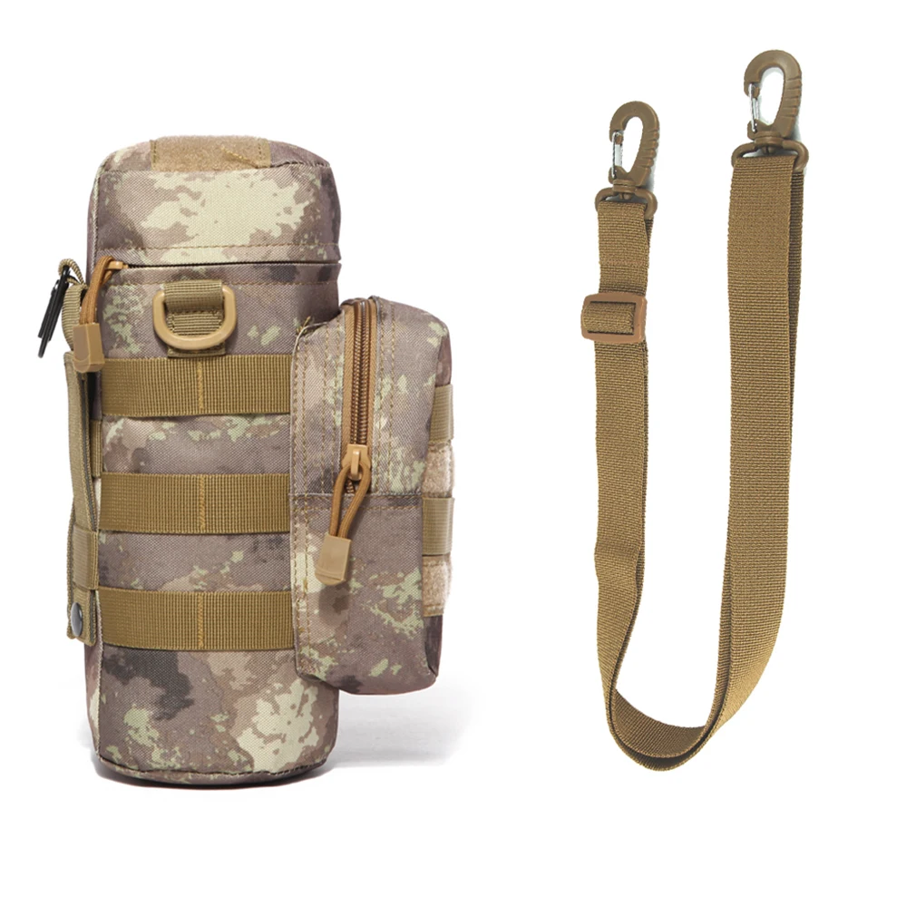 Дорожный набор инструментов для чайника, Тактическая Военная система Molle, сумки для воды на плечо, держатель для бутылки, многофункциональная сумка для бутылки