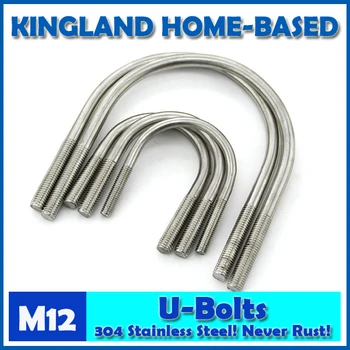

M12 U-Bolt 304 Stainless Steel U Bolt U Type Pipe Clamp Stirrup Screw