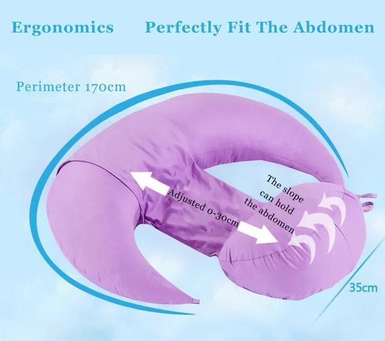 Многофункциональное хлопковое нижнее Белье для беременных женщин Подушка для беременных Подушка для кормления грудью регулируемая высота Подушка для кормления