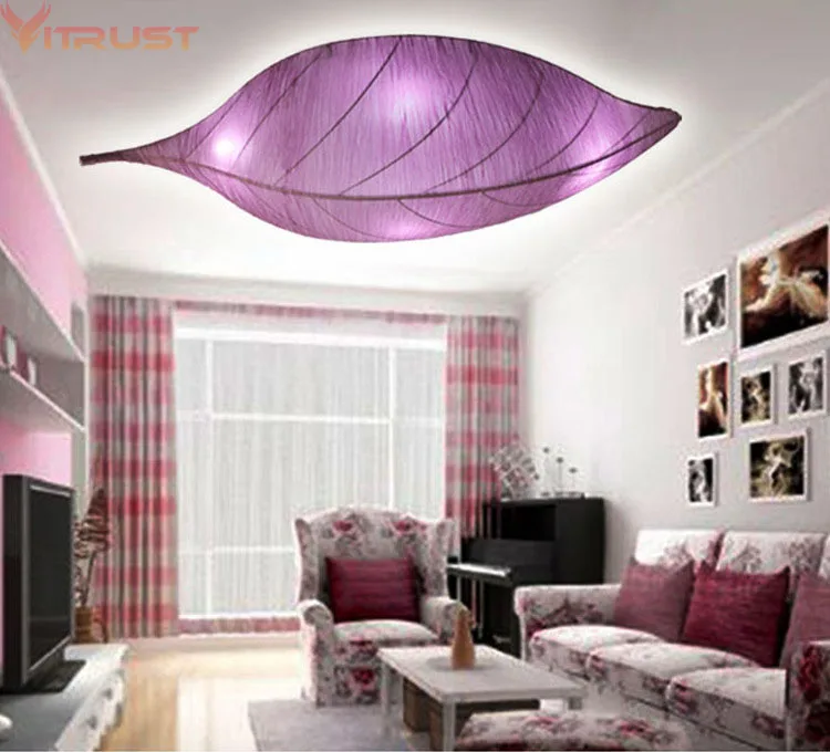 Vitrust moderna Telas Luces de techo hogar Iluminación nórdico Lámparas plafonnier LED japonés iluminacion deckenle lamparas de techo