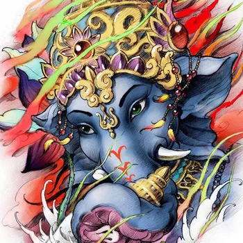 

Elephant god Diamond Embroidery full square drill 5d diy diamond painting cros-stitch kit,Home Decor Y0994