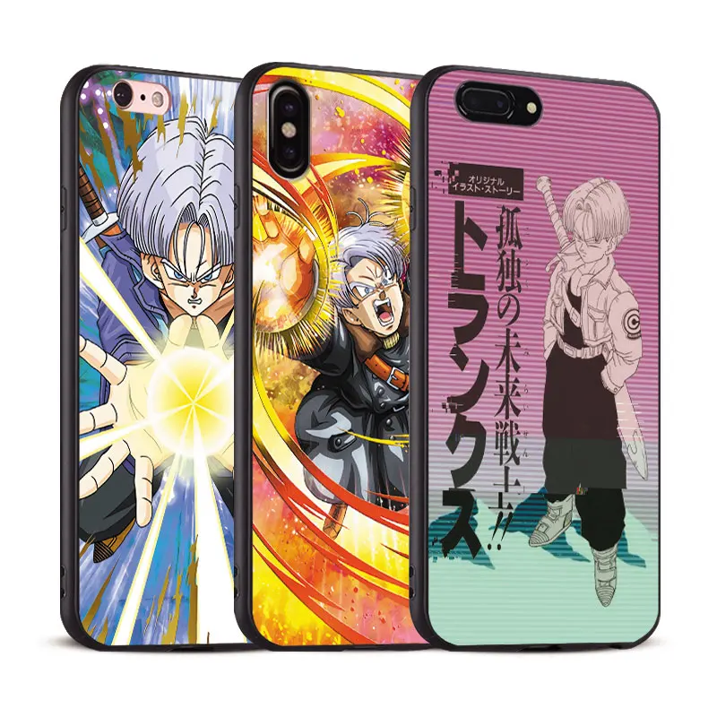 Dragon Ball Z DBZ Trunks Soft Silicone Tpu Phone Case Shell Cover For Apple iPhone 5 5s Se 6 6s ...