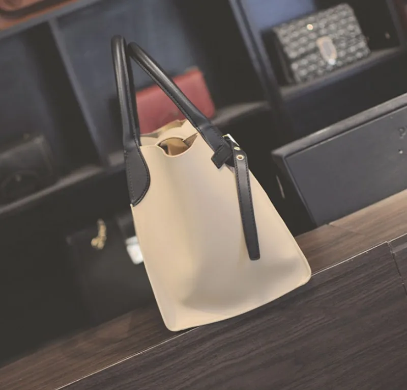 Новинка, Женская вместительная сумка, одноцветная элегантная женская сумка, брендовая дизайнерская сумка через плечо, сумка через плечо из искусственной кожи