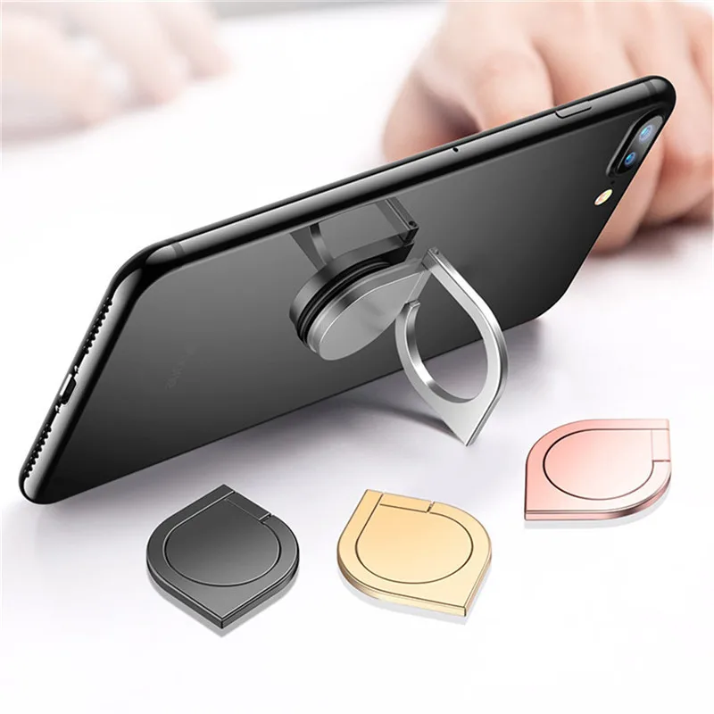 

360 Degrees Spinner Phone Stand Stress Reliever Ring Shaped Cell Phone Ring Holder for Samsung s6 Phone Finger Holder for iphone