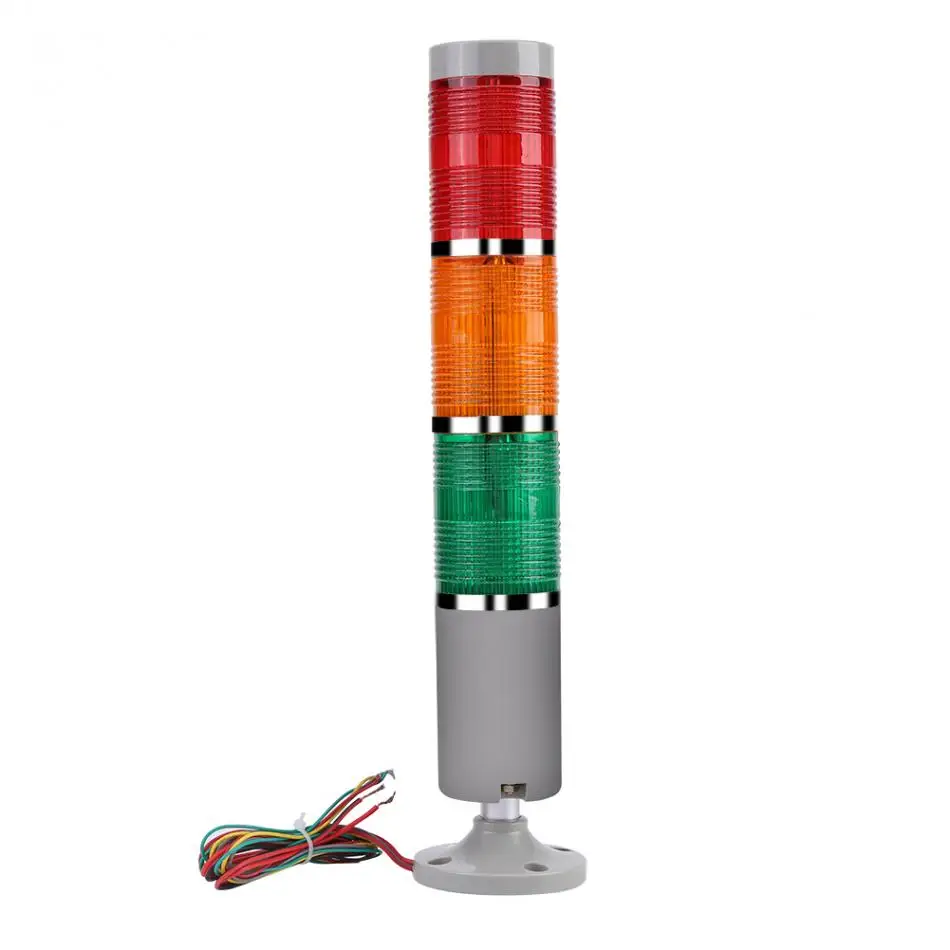Предупреждение льный светильник ing, дорожный индикатор, аварийный светильник, сигнальный башенный светильник, маяковая лампа с тремя слоями переменного тока 110 В 220 В