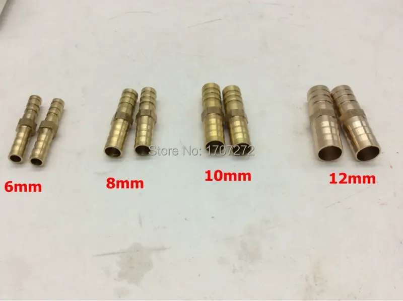 free shipping 20PCS copper pipe fitting, quick connector pagoda,straight 2 way pagoda joint