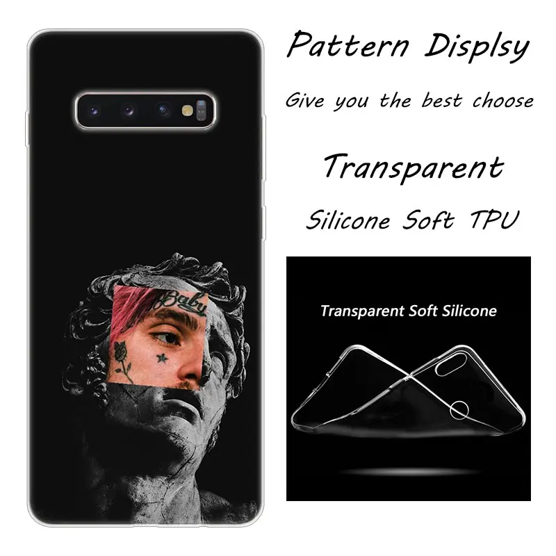 Горячая Распродажа, мягкий силиконовый чехол Lil Peep Rap Hip для samsung Galaxy S10 S9 S8 Plus S7 Edge A6 A8 Plus A7 A9 A5, Модный чехол - Цвет: 008