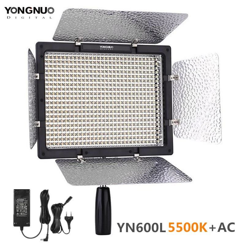 YONGNUO YN600L YN600 L светодиодный панельный светильник 5500K фотографический студийный светильник ing Phone APP пульт дистанционного управления для зеркальных камер видеокамер