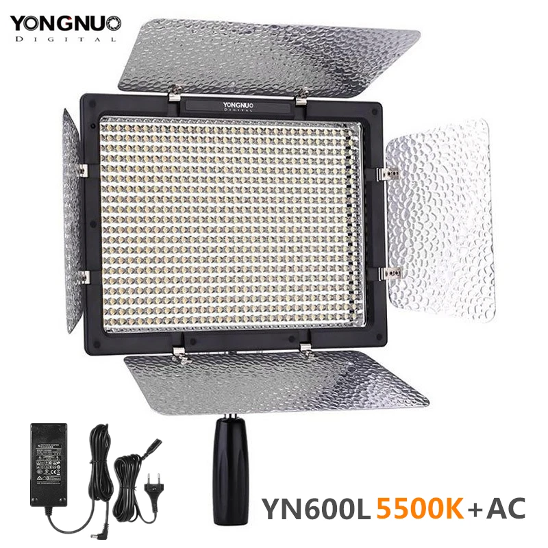 

YONGNUO YN600L YN600 L LED Panel Light 5500K Photographic Studio lighting Phone APP Remote Control for SLR Camera Camcorders