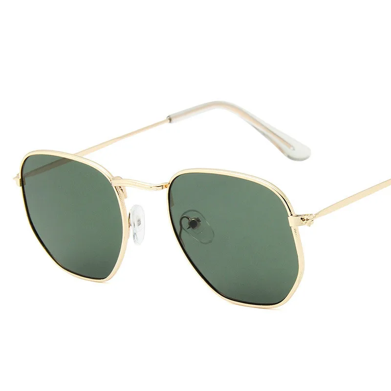 Очки для вождения, для рыбалки Для женщин Роскошные дизайнерские женские очки женские многоугольник козырек от солнца тени UV400 очки - Название цвета: Green