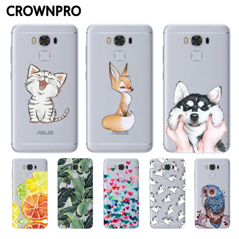 

CROWNPRO ASUS Zenfone 3 MAX ZC553KL Silicone Case 5.5" Phone Capa Back Cover ASUS Zenfone 3 MAX ZC553KL Soft TPU Fundas