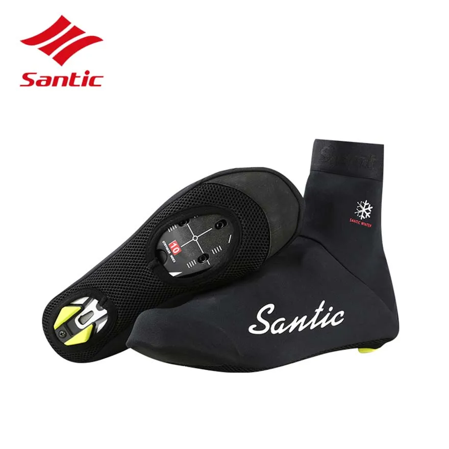 

Santic Pro Cycling Shoes Covers Men 2018 Winter Thermal Dustproof Bike Full Overshoes Road Bicycle Shoes Cover Galocha Ciclismo