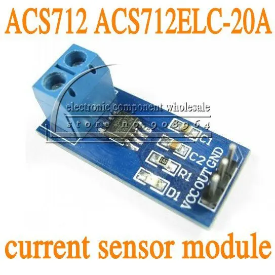 

20A Range ACS712 ACS712ELC-20A Module Current Sensor Module