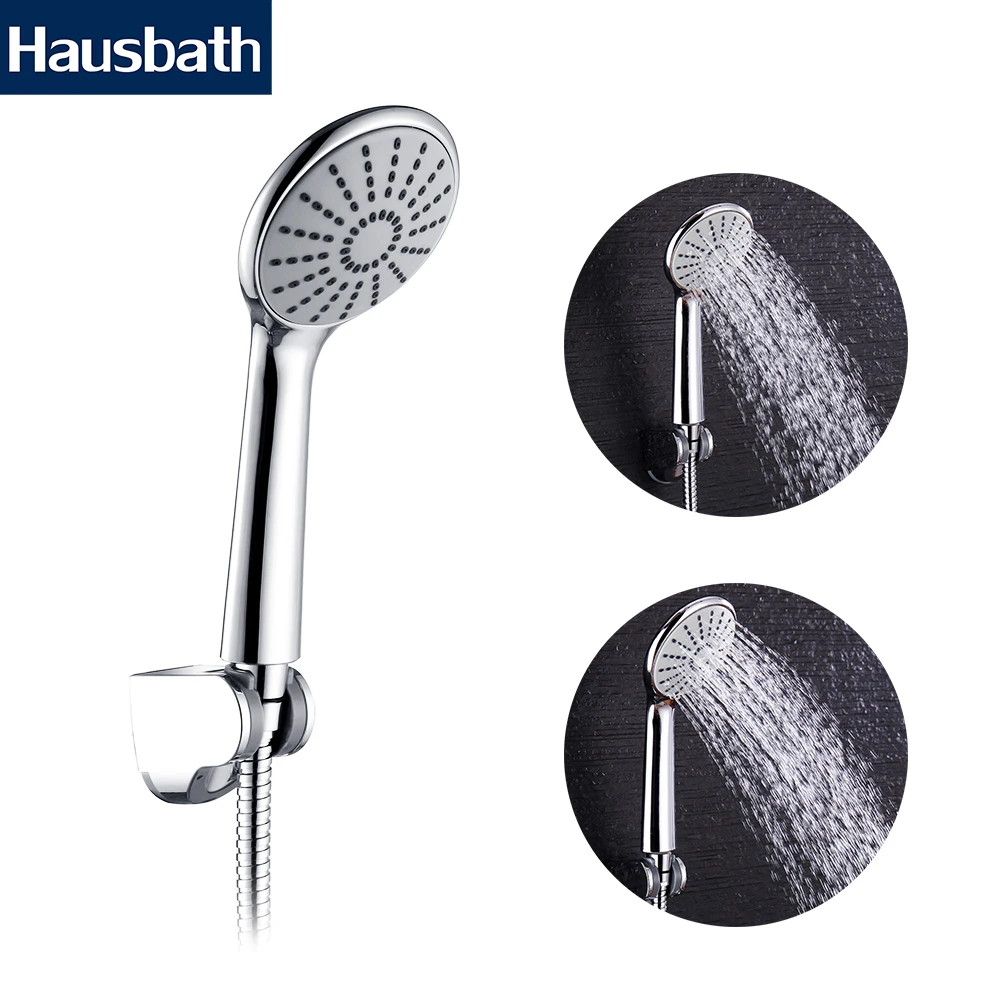 

Shower Head Set Rainfall Bath With Hose Holder Chrome Finished ABS Pressurized Water Saving Bath Bathroom Sprayer Hand