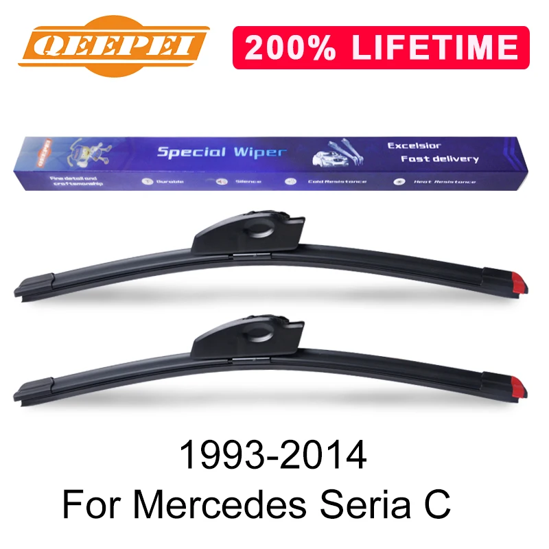 Сменная Щетка стеклоочистителя QEEPEI для Mercedes серии C 1993-2014 силиконовая резина