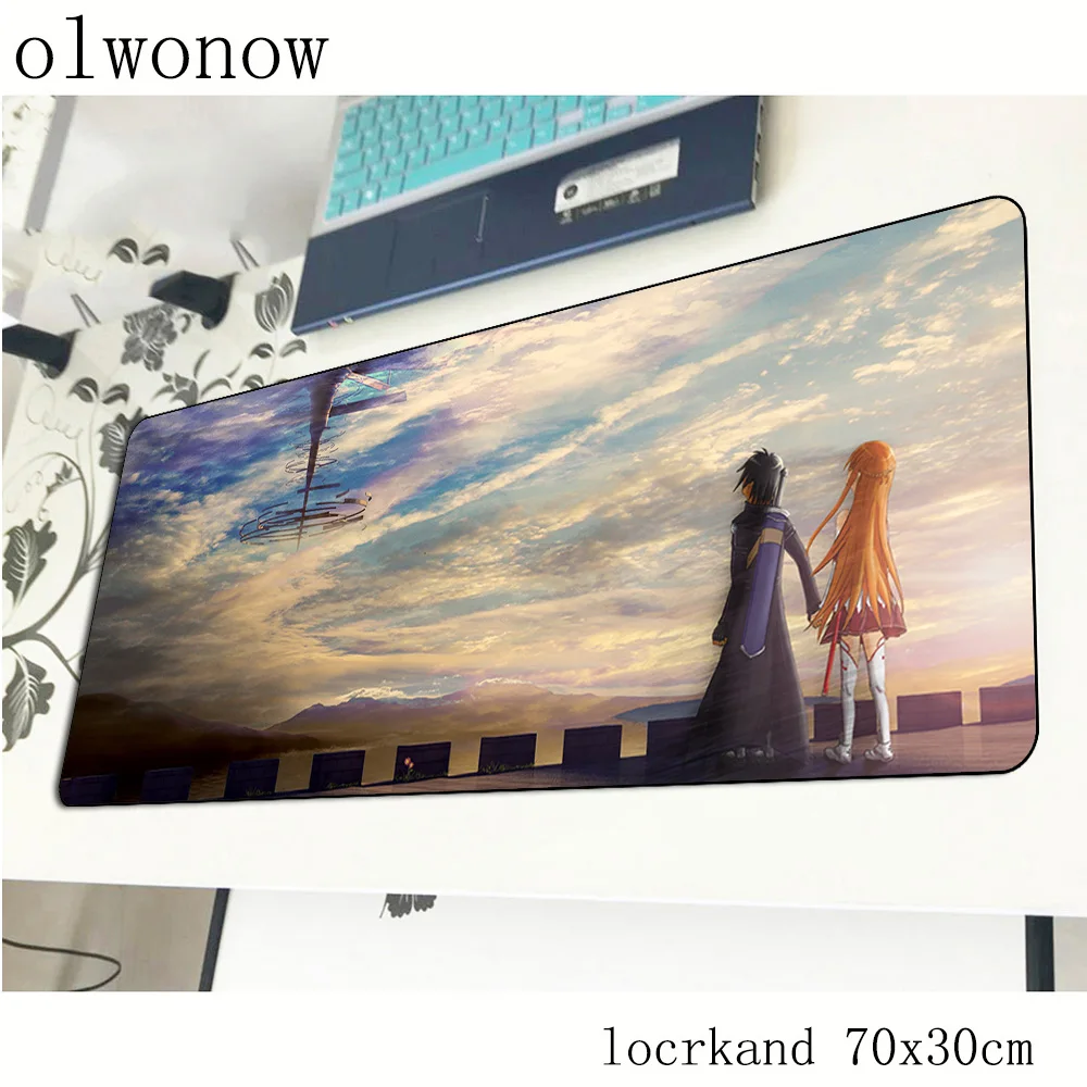 Sword Art Online коврик для мыши геймер рождественские подарки 700x300x2 мм notbook коврик для мыши игровой коврик для мыши лучший коврик для мыши PC Настольный коврик для мыши
