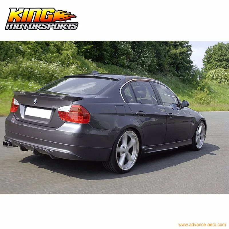 Для 05-12 06 08 BMW E90 3-ей серии 4Dr СЕДАН задний бампер спойлер обвесы и уретановые