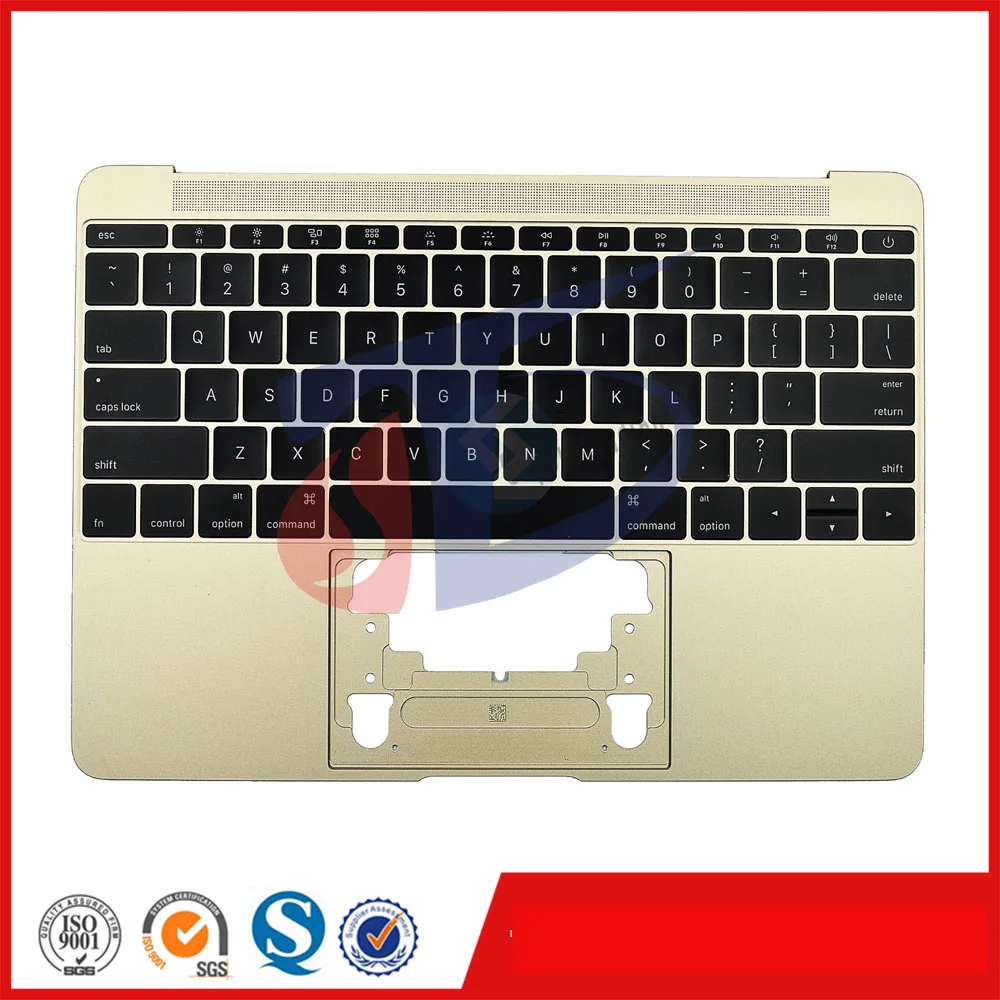 Год золото для MacBook 12 дюймов Retina a1534 клавиатура Topcase topcover ладоней БЕЗ TouchPad