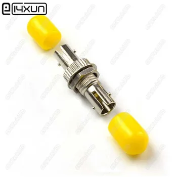 

20pcs ST Fiber Coupler, ST Fiber Optic Connectors/ Adapter ,ST Yellow Hat Adapter Flange for Telecommunication