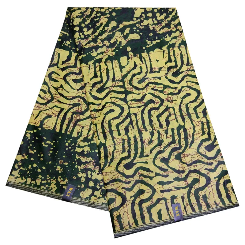 

Hot african wax prints fabric real soft java wax 100% cotton veritable wax hollandais dutch wax 6yards for sewing F93-19