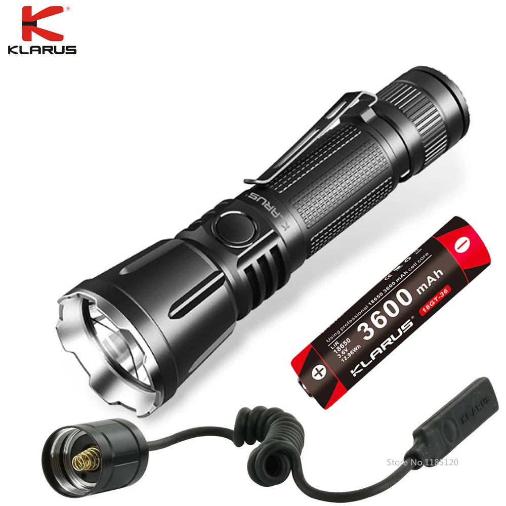 Klarus 360X3 Tactical Flashlight Kit CREE XHP70.2 max 3200 lumen throw