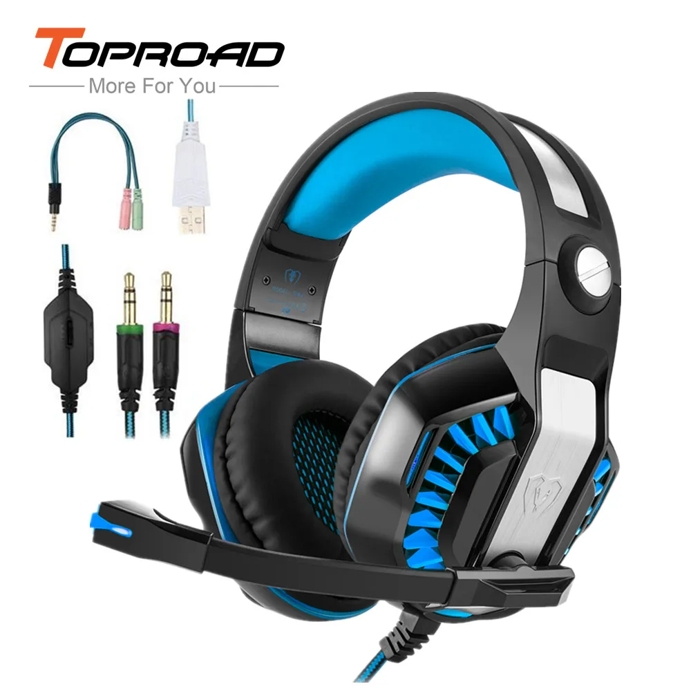 Buy TOPROAD LED Gaming Headphone for PS4 PSP PC Gamer