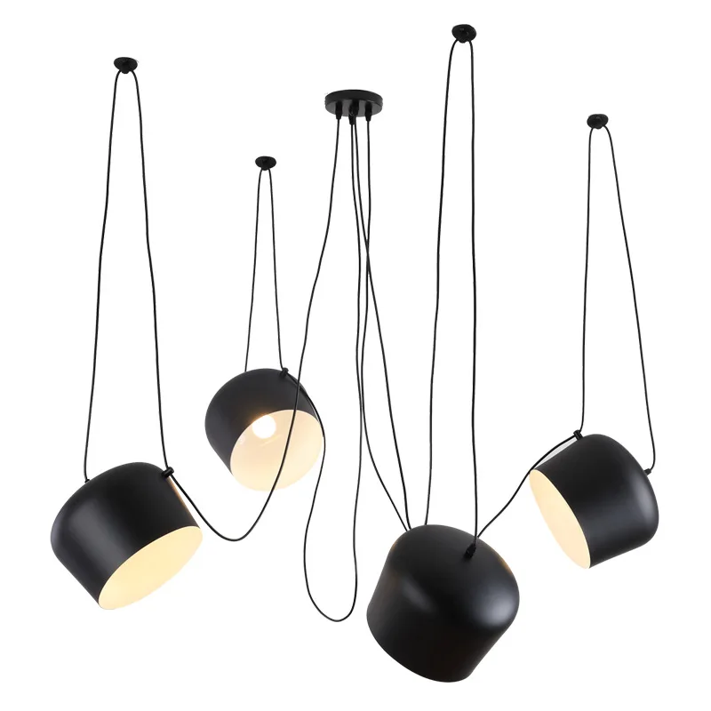 

American Single head Design Pendant Light Bar Clothing Store Modern Restaurant Window E27 Led Pendant Lamps Decorations For Home