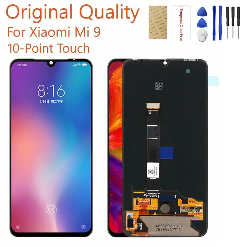 

Original For Xiaomi Mi 9 LCD Display+Touch Screen Panel For Xiaomi Mi 9 Mi9 LCD Display Digitizer Replacement Repair Spare Parts
