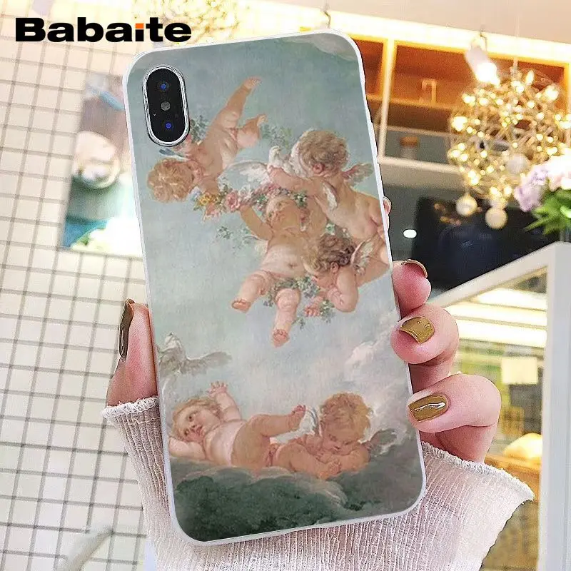 A8 Чехол для телефона Babaite Renaissance angels для iphone 11 Pro 11Pro Max 8 7 6 6S Plus X XS MAX 5 5S SE XR - Цвет: A8