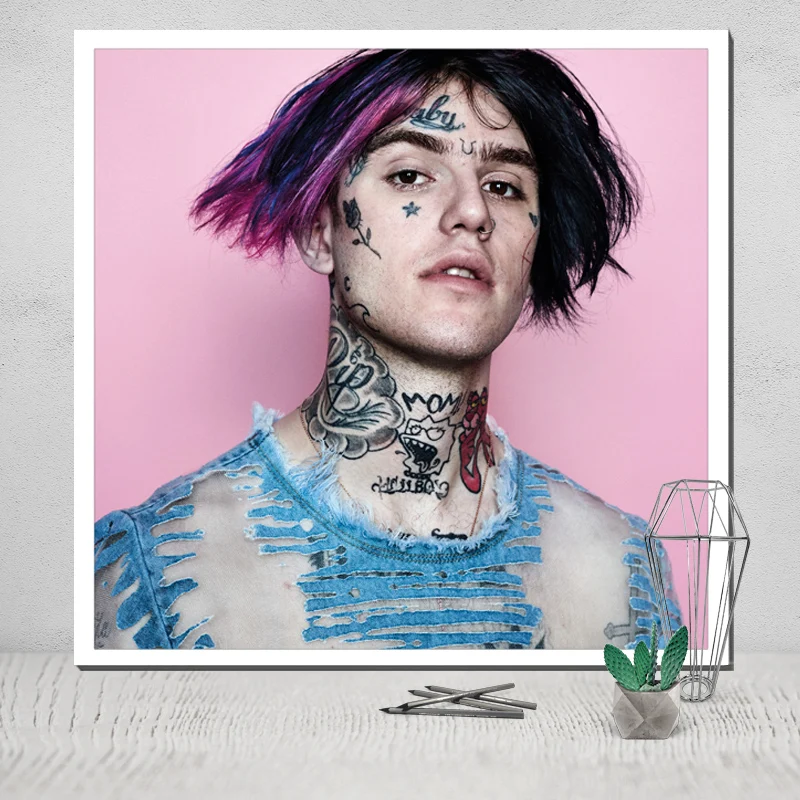 

Lil Peep Canvas Poster Painting Photo Tableau Decoration Murale Salon Decoracion Hogar Cadre Decoratif Led Paintings Tableau POP