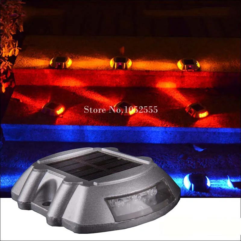 1pcs Powered Solar Light 6led Beads Outdoor Garden Road
